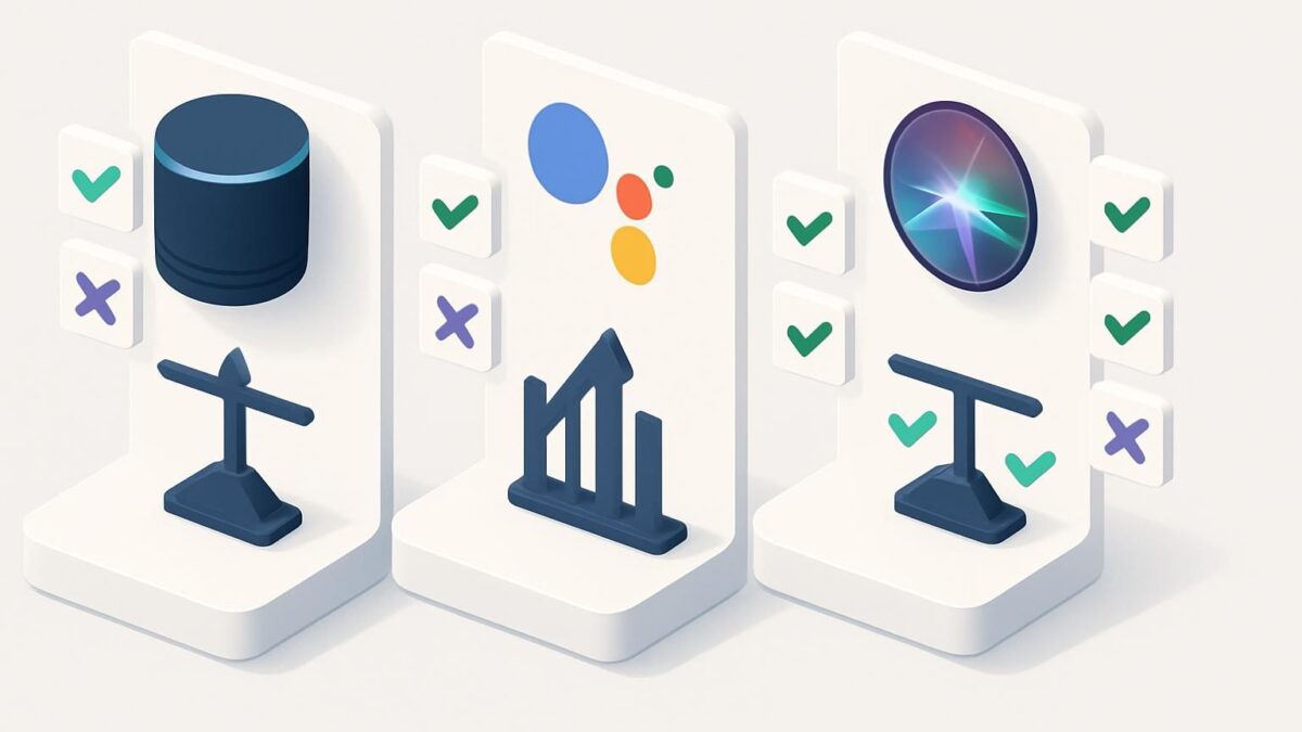 découvrez notre comparatif complet des assistants vocaux alexa, google assistant et siri pour choisir celui qui correspond le mieux à vos besoins.