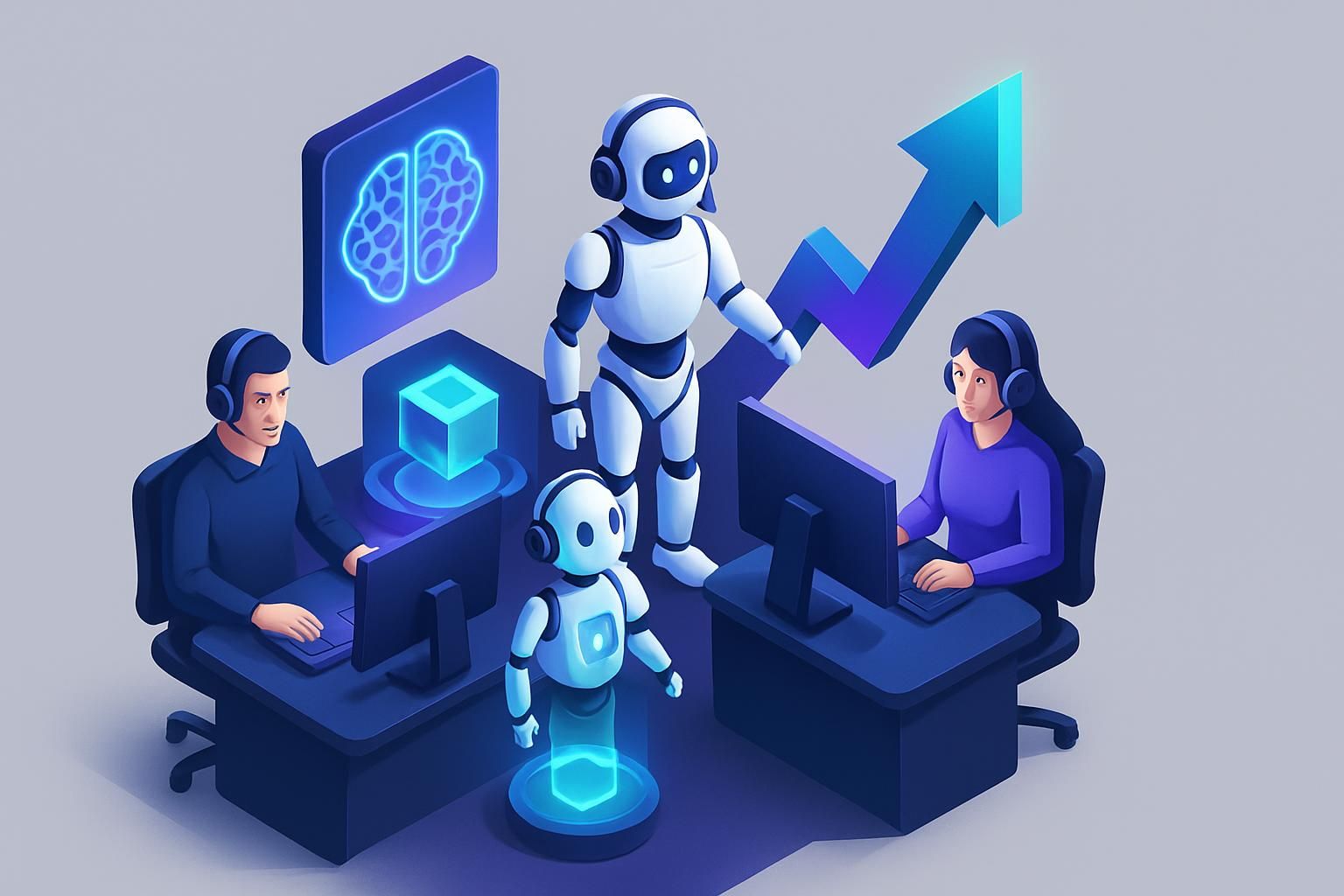 découvrez comment le centre d'appels du futur révolutionne l'expérience client avec des technologies innovantes et une vision stratégique pour 2030.