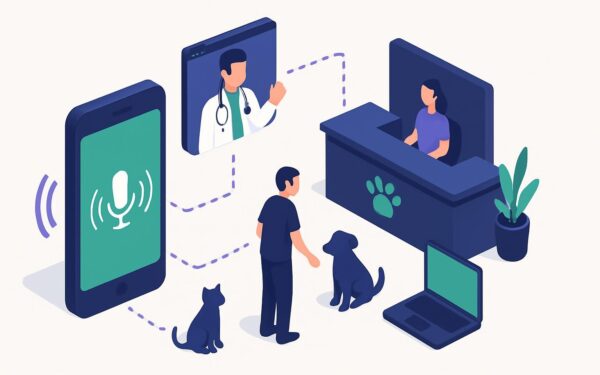 simplifiez la prise de rendez-vous en clinique vétérinaire grâce à notre voicebot innovant, dédié aux soins et à l'accueil des animaux.