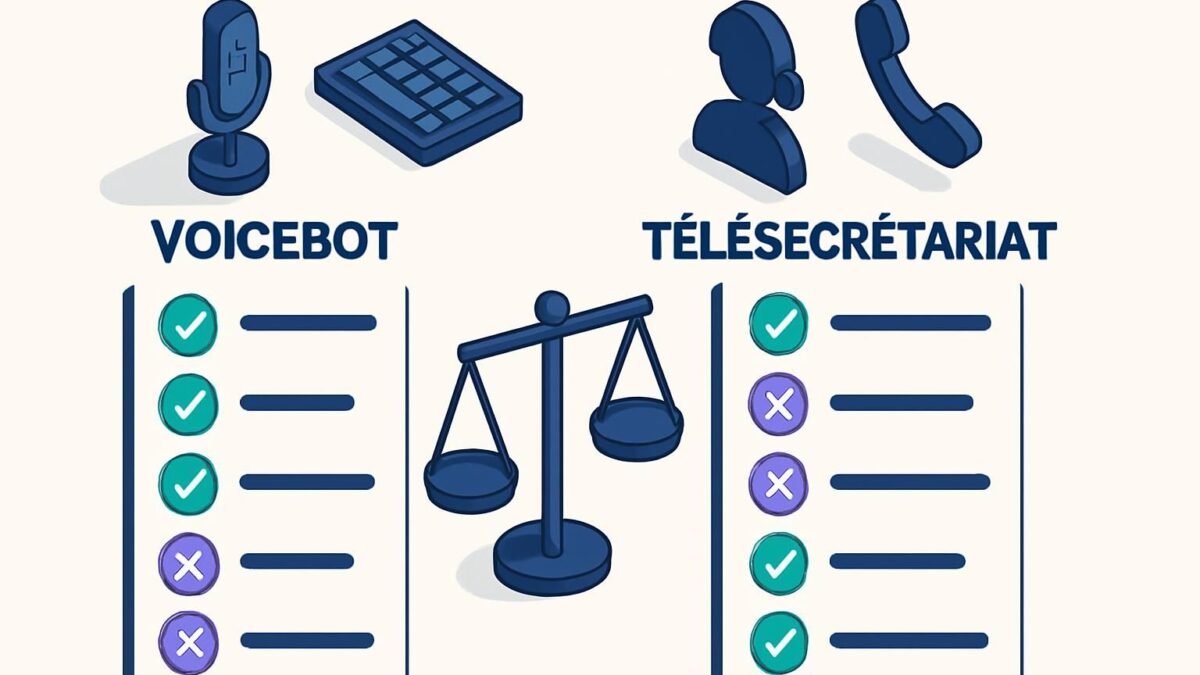 découvrez les avantages et inconvénients du voicebot et du télésecrétariat pour optimiser la gestion de vos appels et améliorer le service client.