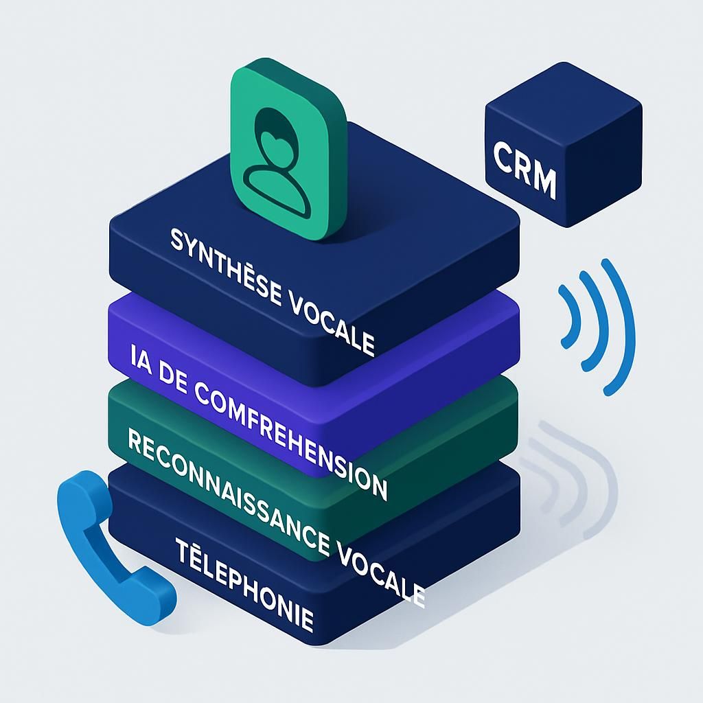 découvrez l'architecture technique d'un callbot et ses composants clés pour optimiser l'automatisation des appels et améliorer l'expérience client.